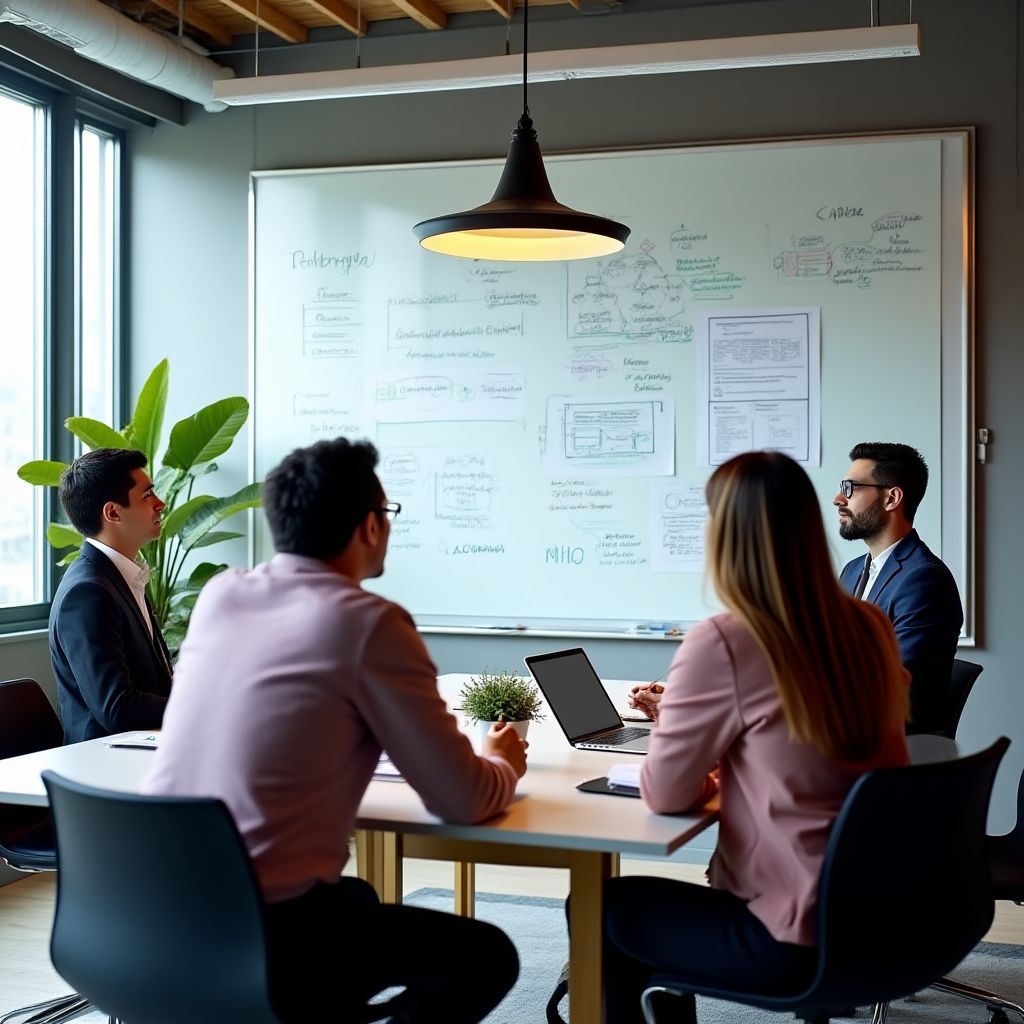 Sesión de mentoría con emprendedores blockchain